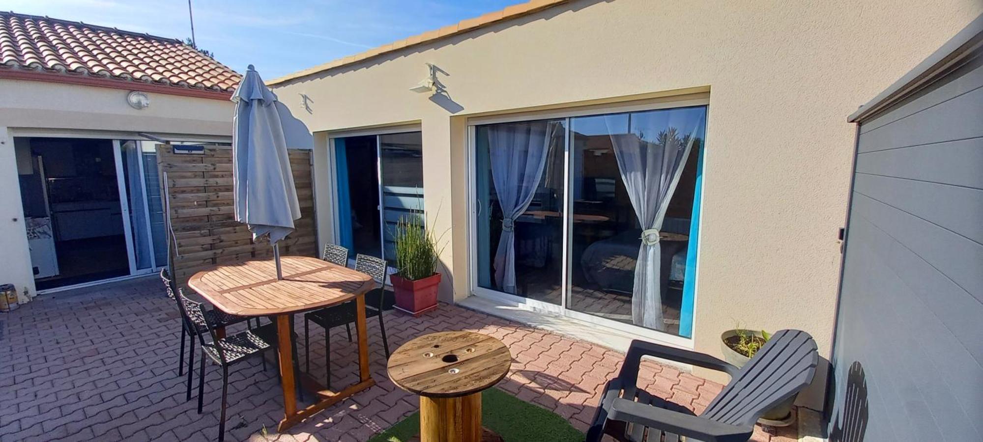 Studio Location Saisonniere Bord De Mer. Сен-Мишель-Шеф-Шеф Экстерьер фото